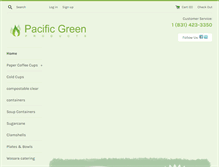 Tablet Screenshot of pacificgreenproducts.com